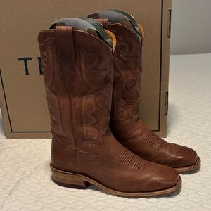 Women’s Brown Leather Western Boots Tecovas The Maggie Size 6.5